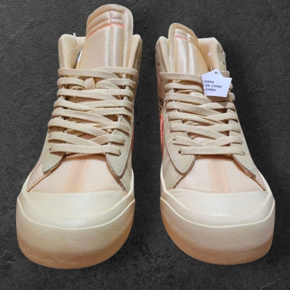 DS Nike x Off-White Blazer Mid 'All Hallow's Eve' - Size 12 - AA3832-700 - Picture 3 of 7